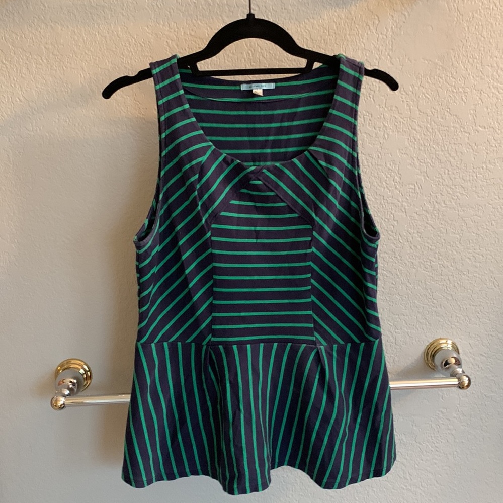 Leifnotes Striped Peplum from Anthropologie